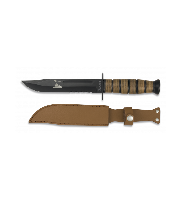 Cuchillo ALBAINOX TACTICO.C/funda. 18 cm