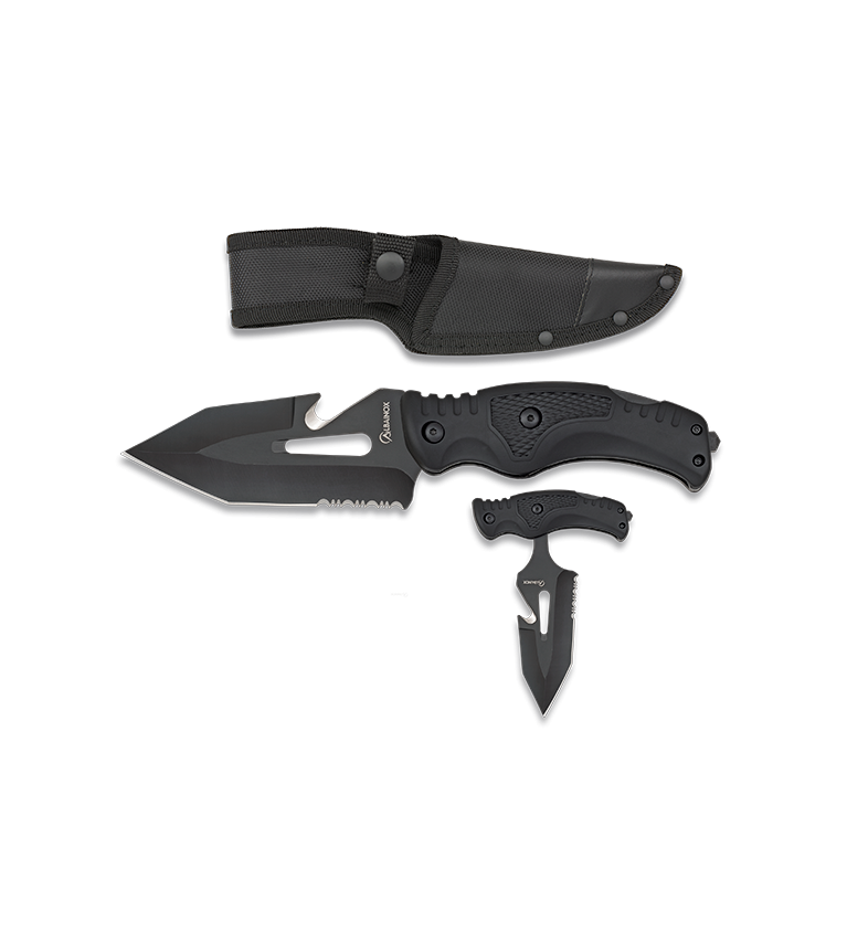 Cuchillo Tactico Skinner Albainox. Negro
