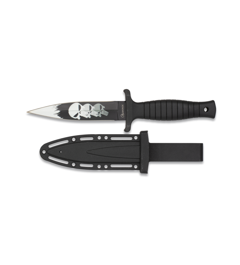 Cuchillo botero Albainox 3Dcalaveras hoj