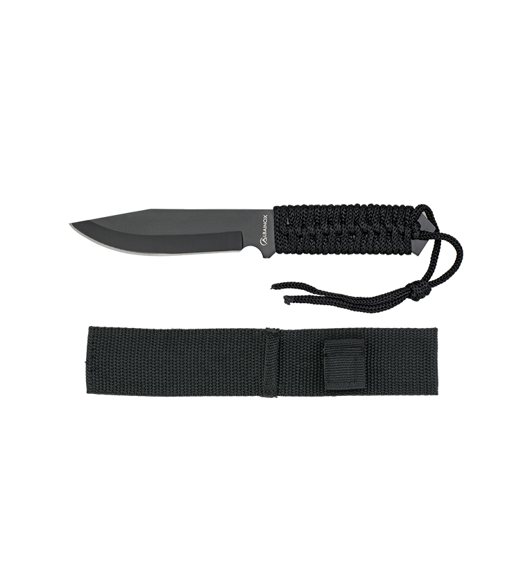 Cuchillo Black army Albainox  H.11 cm