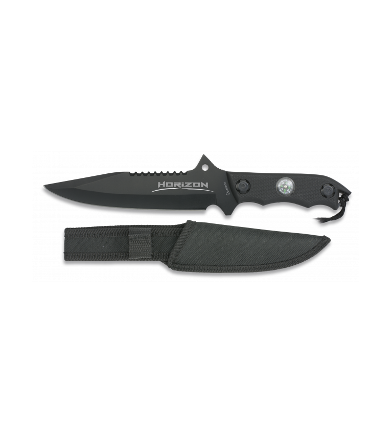Cuchillo Albainox HORIZON negro. hoja:18