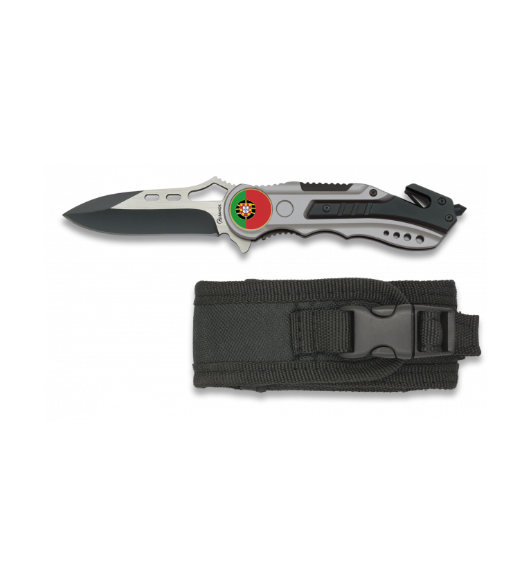 Navaja Albainox gris sin sierra. h:6.5