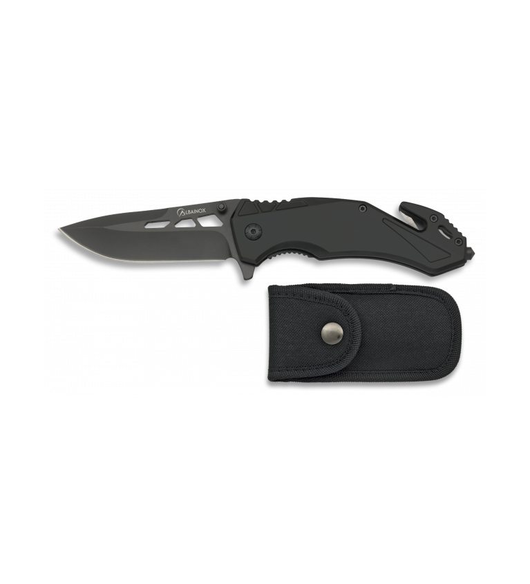 navaja albainox seguridad negra. h: 8.8