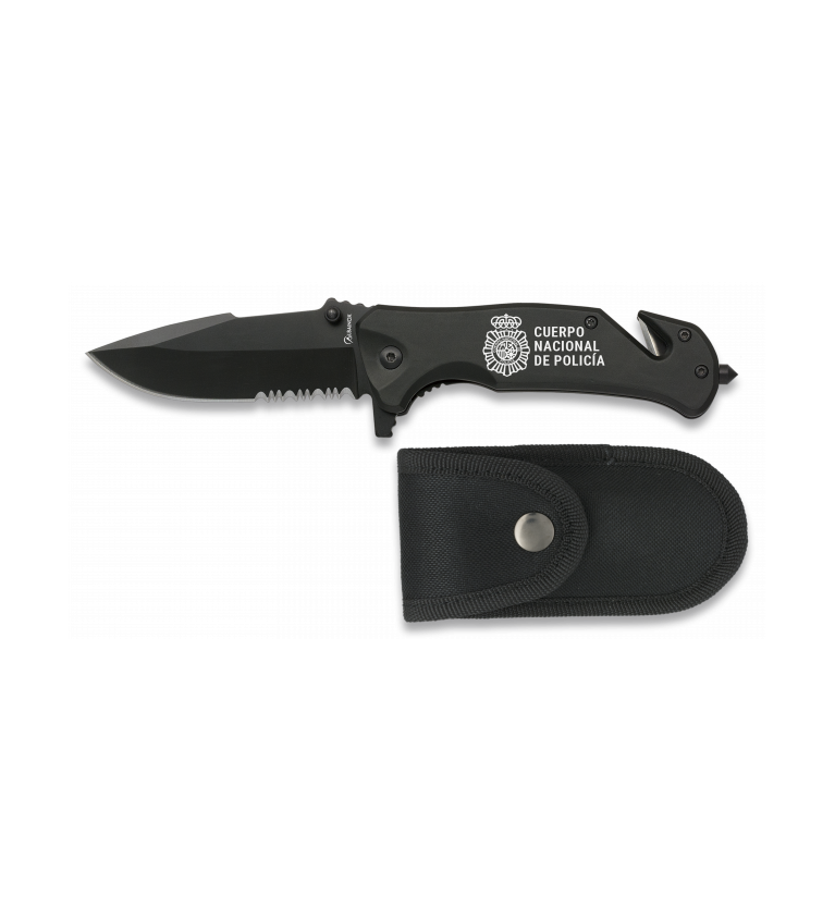 navaja albainox negra seguridad. H: 8