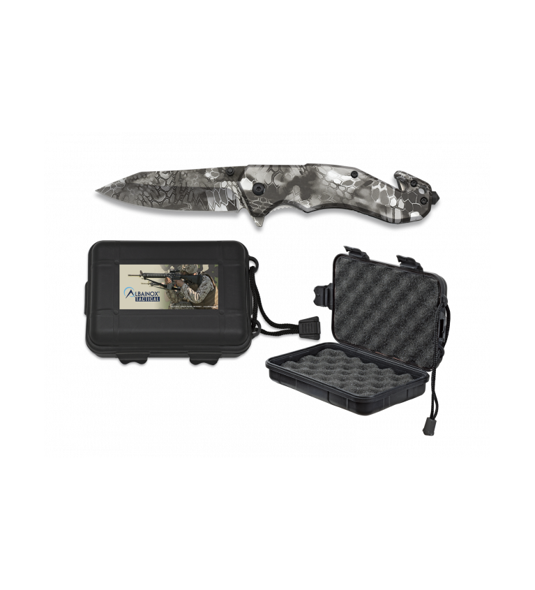 Navaja Albainox Phyton Camo C/ caja ABS