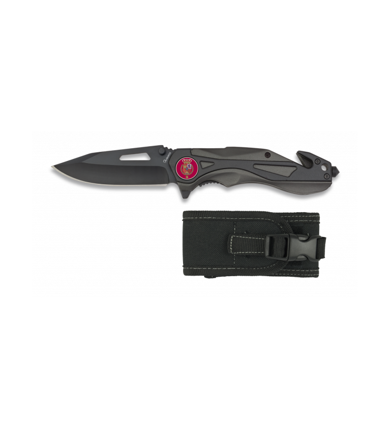 Navaja Albainox. Negra. H: 8.3CM