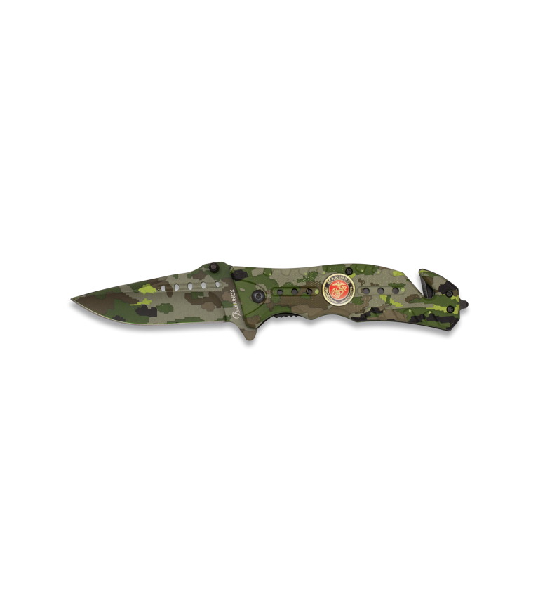 Navaja Albainox  Camo Verde. H: 8