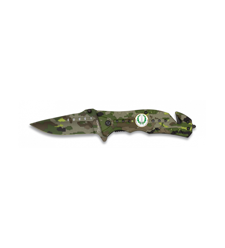Navaja Albainox  Camo Verde. H: 8