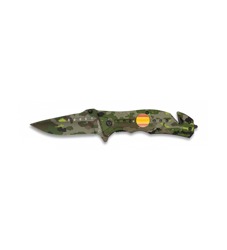 Navaja Albainox  Camo Verde. H: 8