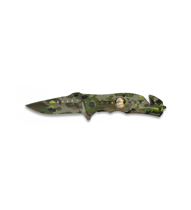 Navaja Albainox  Camo Verde. H: 8