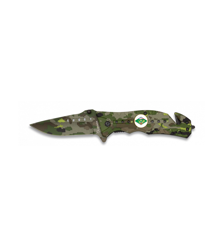 Navaja Albainox  Camo Verde. H: 8