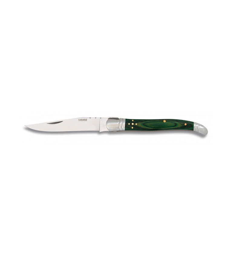 Navaja LAGUIOLE.Mikarta Verde.Hoja: 9 cm
