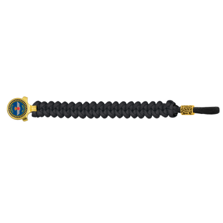 pulsera paracord Barbaric oro / negro.