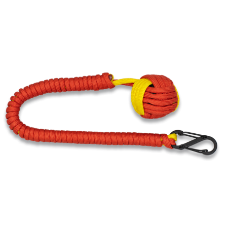 Monkey Fist on mosqueton doble/bola larg