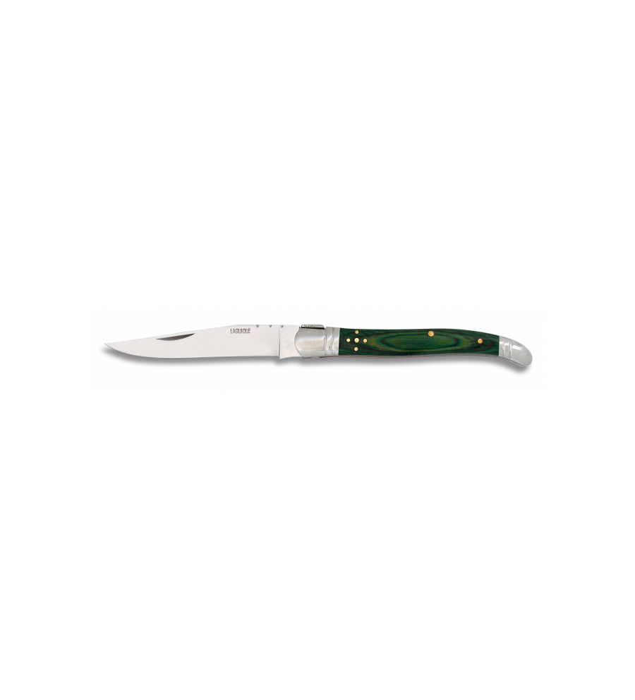 Navaja LAGUIOLE.Mikarta Verde.Hoja: 9 cm