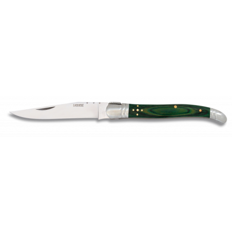 Navaja LAGUIOLE.Mikarta Verde.Hoja:9.5cm