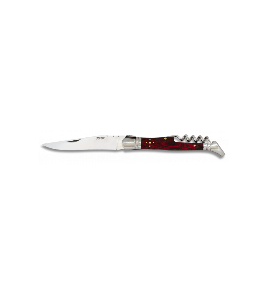 Navaja LAGUIOLE.M.Roja.Sacacorchos.9.5cm