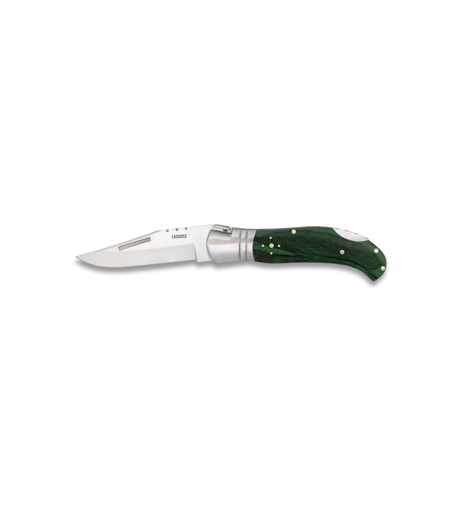 Navaja LAGUIOLE-CAZA.Mikarta Verde.8.5cm