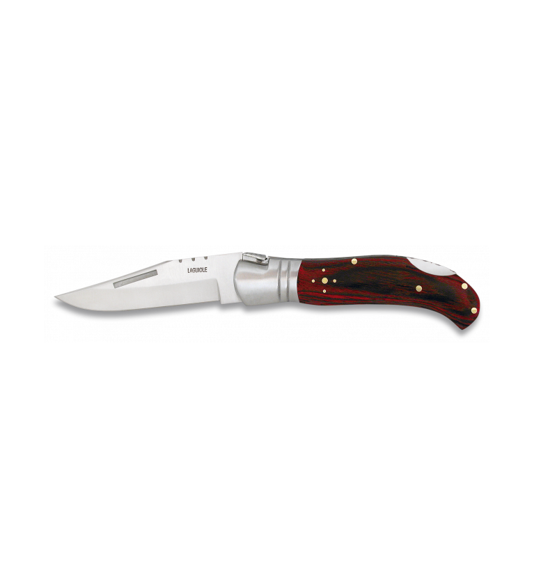 Navaja LAGUIOLE-CAZA.Mikarta Roja.10 cm