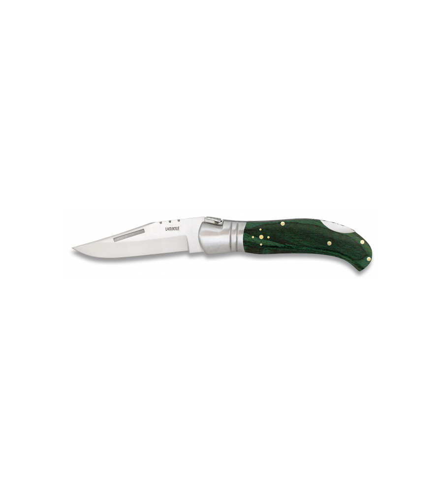 Navaja LAGUIOLE-CAZA.Mikarta Verde.9.5cm