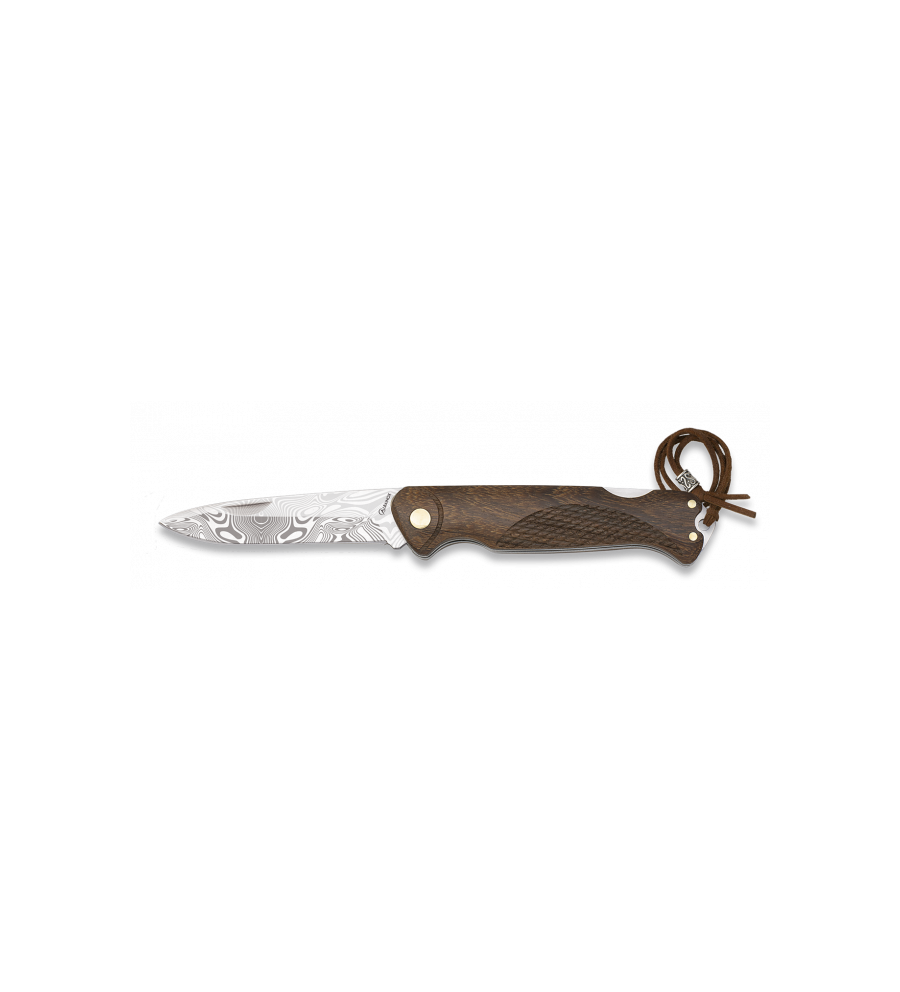 navaja albainox madera  hoja:8 cm