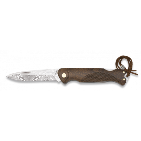 navaja albainox madera  hoja:8 cm