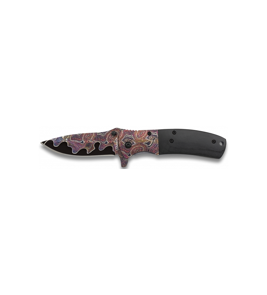 navaja albainox damasco 3D. hoja: 8.5