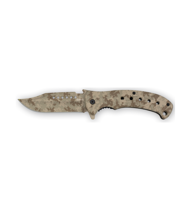 Navaja Albainox ABS camo árido. hoja: 9.