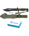 Cuchillo ALBAINOX TACTICO.C/funda. 18 cm
