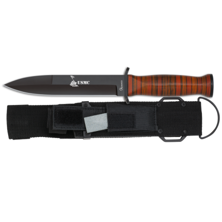 Cuchillo Albainox USMC. Hoja:  16 cm