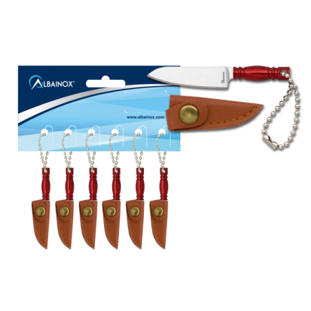 cuchillo Albainox aluminio colores. H. 4