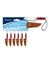 cuchillo Albainox aluminio colores. H. 4
