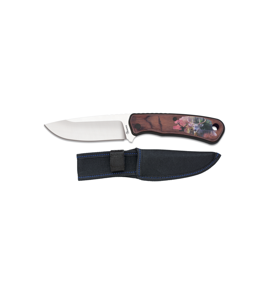 Cuchillo caza Albainox 3D ciervo. hoja:1