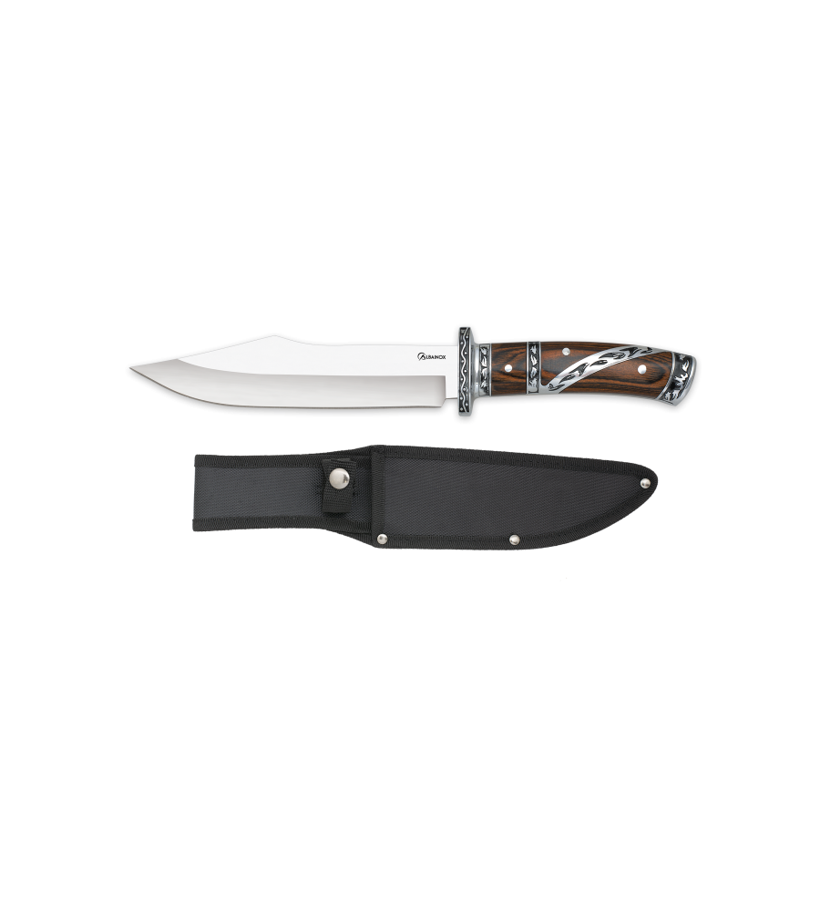 Cuchillo caza Albainox stamina marrón