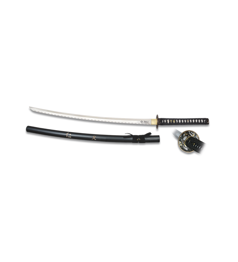 Katana TOLE10 Templada. Peana 69 cm