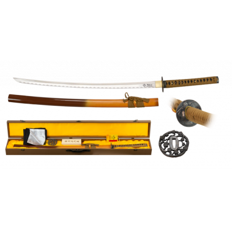 Katana Acero carbono. h: 72 cm