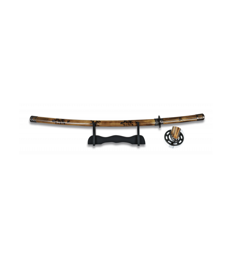 Katana TOLE10. Peana. Hoja 69 cm carbono