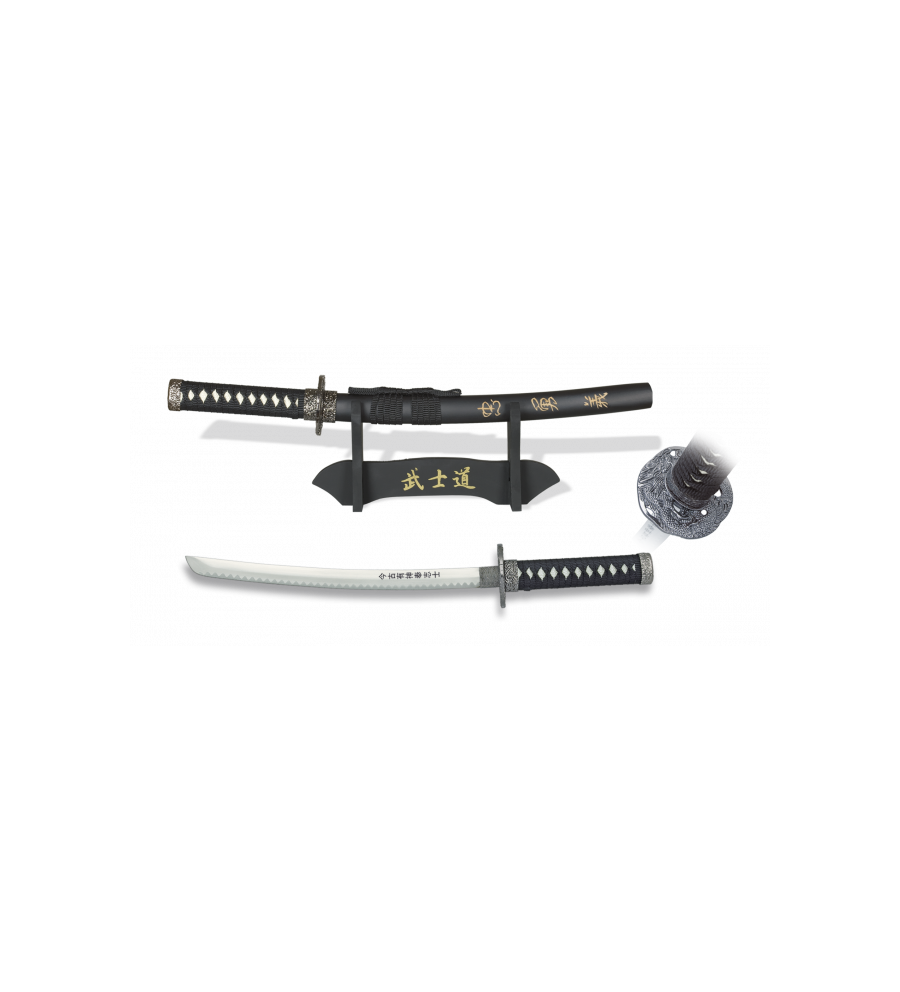 Katana TOLE10. Peana. Hoja 28 cm