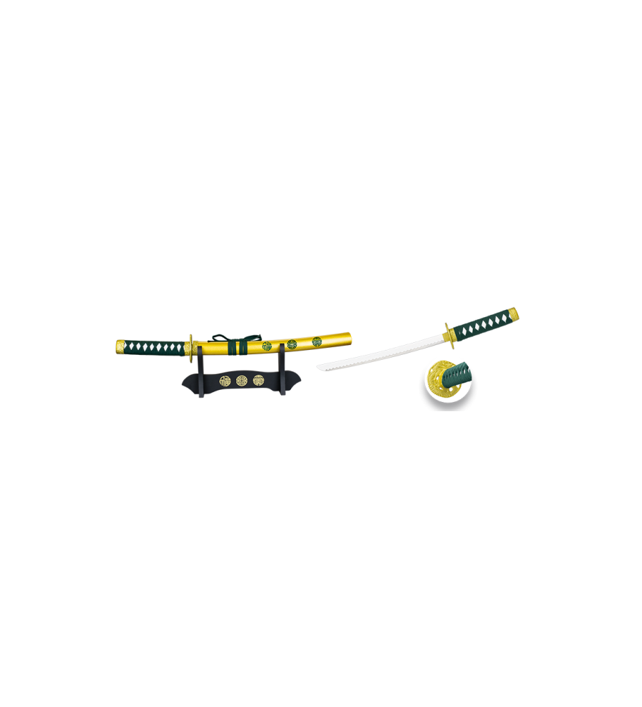Katana TOLE10. Peana. Hoja 28 cm