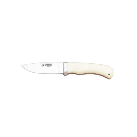 Cuchillo desollador cudeman mango micarta blanca 116-B