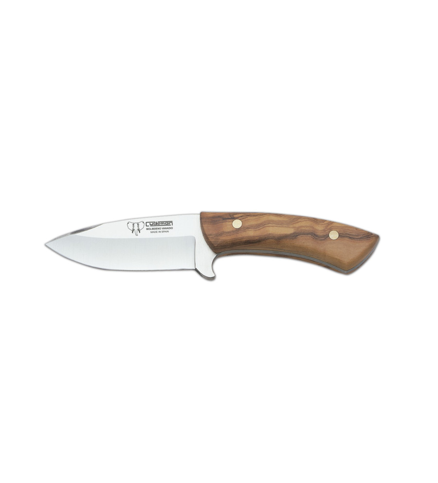 Cuchillo desollador cudeman mango de olivo 133-L