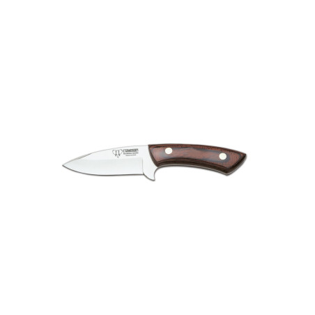 Cuchillo desollador cudeman mango de madera roja 135-R