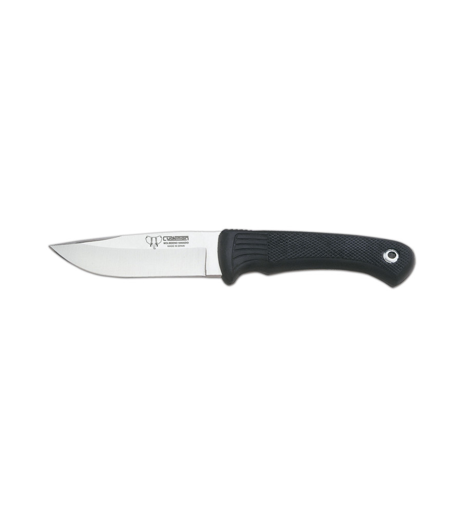 Cuchillo de monte Cudeman Mango de caucho negro 151-H