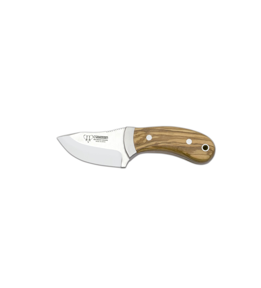 Cuchillo desollador cudeman mango de olivo 288-L
