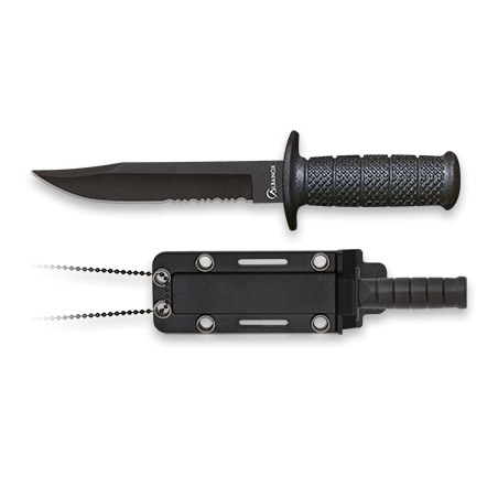 Cuchillo táctico de cuello ALBAINOX negr