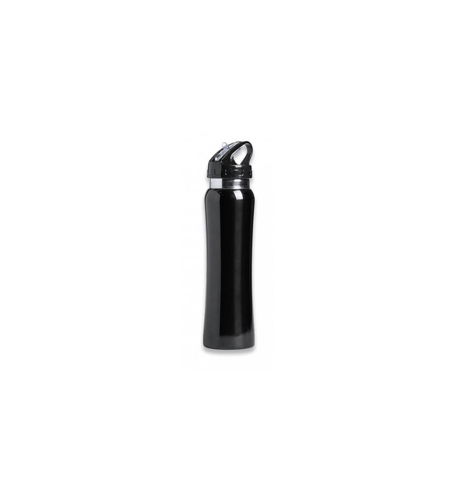 Bidon negro 800 ml facil apertura