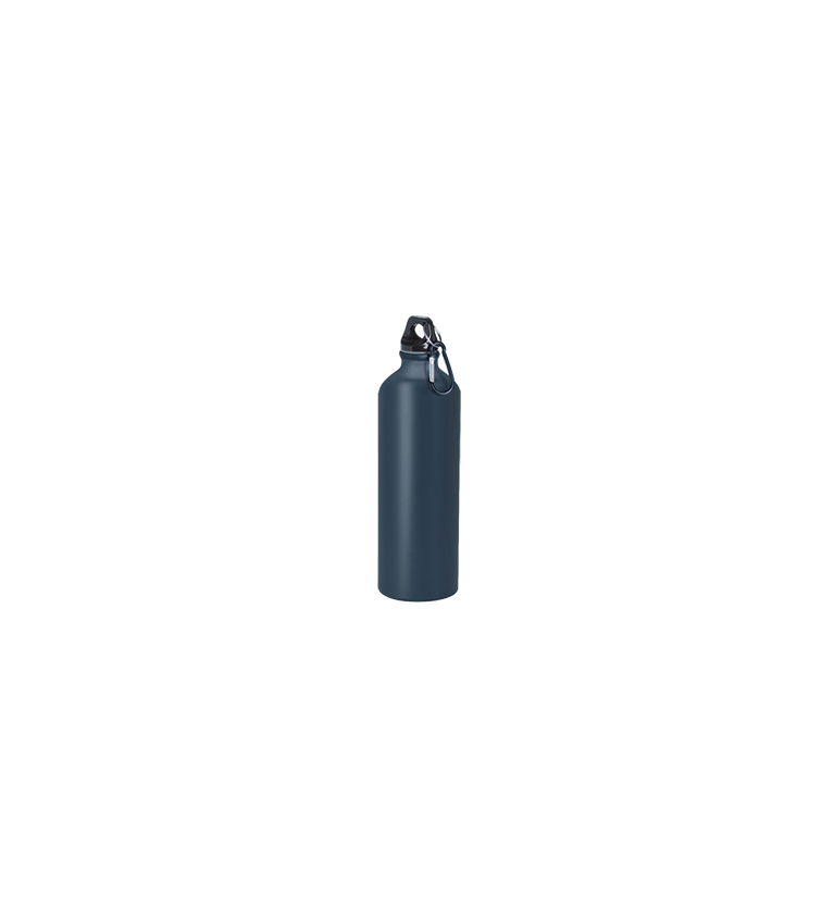 Bidon Azul marino 800 ml con mosqueton B