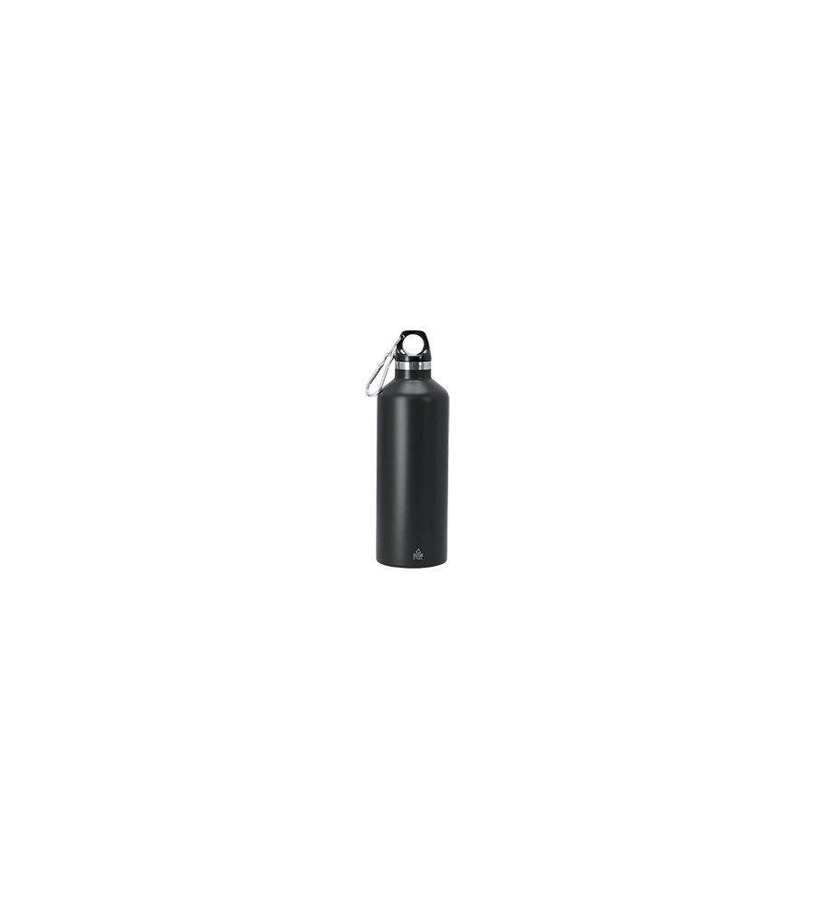 Bidón TERMICO ACERO. Negro. 500 ml