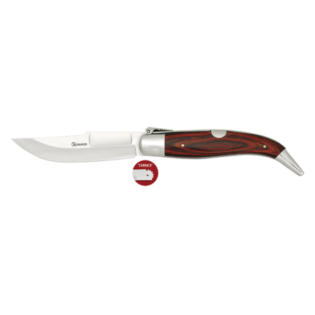 Nº1 TEJA MADERA ROJA 9.5 CM CON CARRACA