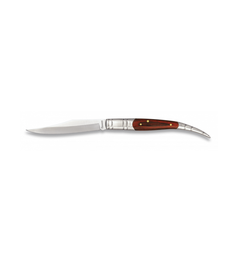 Navaja Albainox.SERRANA. Madera.Hoja:7.8